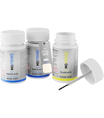 QAB Kit De Réparation De Stylo De Retouche 15 ML Blanc Nacré