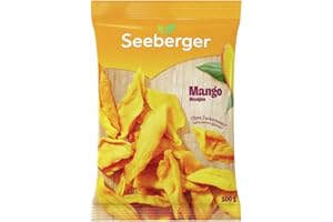 Seeberger Mangue : Lamelles de mangues séchées mûries au soleil - fruitées et exotiques - sans sucre ajouté - encas énergétique, vegan (1 x 100 g)