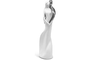 ‎FEINKNICK FeinKnick Harmonisches Paar in Silber - Moderne Skulptur 28 cm hoch - stilvolles Symbol für Liebe und Zuneigung - Deko gut als Geschenk-Idee geeignet