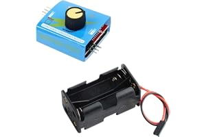 Geekstory 4 Cell AA batterihållare, hölje med JR Connector 2P+3CH Digital Servo Tester ESC Speed Controller Checker CCPM Serv