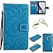 Produktbild Silikonsoftshell PU Hülle für LG G4 (5,5 Zoll ) Tasche Schutz Hülle Case Cover Etui Strass Schutz schutzhülle Bumper Schale Silicone case+Exquisite key chain X1#AD (8)