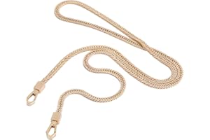 BINJCE Chaîne de Sac à Main Or Replacement Chaîne de Sac pour DIY Sacs à Main Bandoulière 120 cm