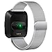 Produktbild Milanese Magnetic Loop Edelstahlband für Fitbit Versa 5.5-6.7inch Modelle zur Auswahl für Fitbit Versa (Silber)