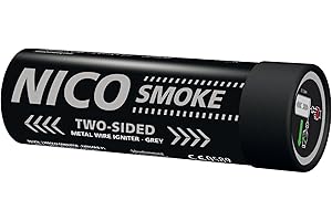 RAKETENMODELLBAU KLIMA Rauchkörper Smoke 50 Sekunden Two-Sided in schwarz-grau von NICO Europe