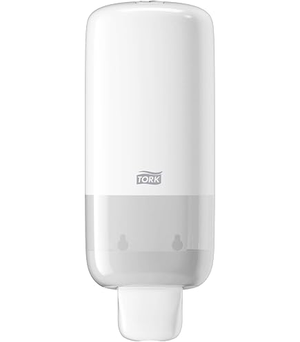 Herrmann Wandspender – Seifen-Spender Mit 1000 Ml + 500 Ml Adapter, Weiß, Abschließbar, Euro-Flaschen Kompatibel, Für Küche, Praxis & Pflege