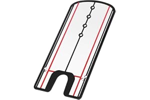 HH-GOLF Golf Putting Alignment Mirror, Portable Putting Training Aid, Improve Your Putting Setup,14.5cm x 31cm