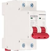 DC Circuit Breaker, 1000V 20A, 2P Photovoltaic Circuit Breaker, Magnetic Thermal Automatic Switch, for Solar Power System and