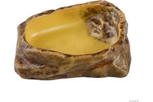 Exo Terra Water Dish, Wasserschale, Wassernapf, im Felsdekor, fuer Terrarien, mittel, M (1er Pack)