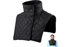 FINEVERNEK Scaldacollo da Motocicletta, Scaldacollo Moto Invernale, Impermeabile e Antivento Sciarpa Termica per Moto, Sciarpa Regolabile per Petto e Spalle, Protezione del Petto