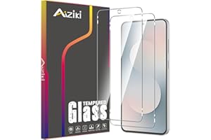 Aiziki [2 sztuki szkła hartowanego do Samsung Galaxy S25 FE, HD Clear, anti-scratching, anti-fingerprint, twardość 9H folia ochronna z pełnym pokryciem z Samsung Galaxy S25 FE