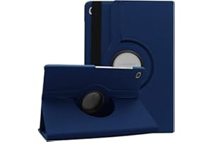 Housse Etui pour Samsung Galaxy Tab S5e T720 T725 Coque avec Support Rotatif 360° avec Stylet Toproduits® (Bleu)