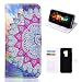 Produktbild Galaxy S9 Plus Ledertasche, Galaxy S9 Plus Hülle, Purple Angel PU Leder Case Brieftasche Hülle Bookstyle Cover Flip Folio Cover Schutzhüllen Handy Bumper Case für Samsung Galaxy S9 Plus G9650 (6,2 Zoll) Etui Standfunktion Kartensteckplätze Magnetverschluss