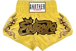 Aislor Pantaloncini Muay Thai Unisex Bambini Pantaloncini da Combattimento Kick Boxing Shorts Pantaloni Corti per MMA rappling Arti Marziali Competizione