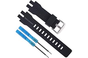UEMOH 20mm Resin Replacement Watch Strap for Casio Protrek PRG-300 PRW-6000 PRW-6100 PRW-3000 PRW-3100 20mm Band for Men and Women