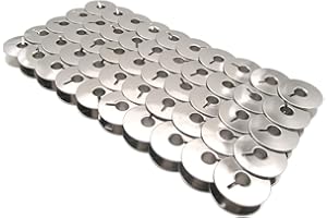 ckpsms Marca-Bobinas de Metal#9033S Compatible con/Reemplazo para Pfaff Marca domésticas 130,230,360,1197,1471,1473,1475,1520,1530,2026,7560 Industriales 138,335,438,463 Adler Marca 67,68,69 (50PCS)
