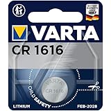 CR 1616 3V Primary Lithium Button (Packaging of 10 Blisters with 1 Cell Each)