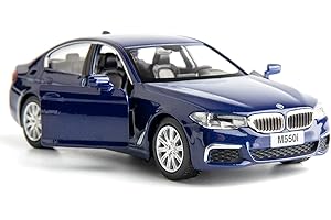 RMZ City BMW M500i Car Model 1:36 Diecasting Alloy Toy Car, Pull Back Vehicles Toy Car for Toddlers Kids Boys Girls Gift Blue