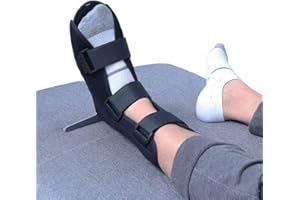 IBLUELOVER Drop Foot Night Splint Foot Drop Support boot Corrector Ankle fracture fixation Ankle Orthosis Stabilizer for Plantar Fasciitis Tendonitis, Broken Achilles Tendon,1pc Fit Left or Right