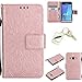 Produktbild Silikonsoftshell PU Hülle für Samsung Galaxy J1 (2016) /J120 (4,5 Zoll) Tasche Schutz Hülle Case Cover Etui Strass Schutz schutzhülle Bumper Schale Silicone case+Exquisite key chain X1#KC (1)