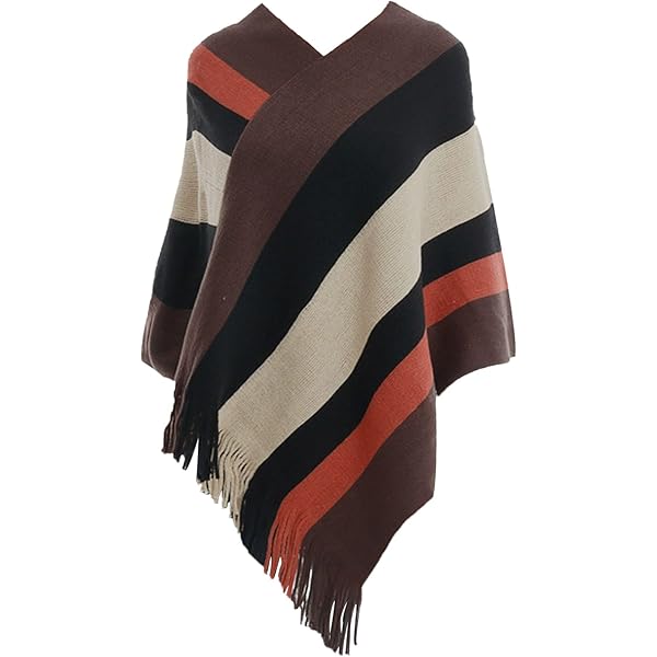 Rayson Femme Poncho Châle à Franges Hiver Tricot à col Montant Mode Elégant avec des Perles Chaud Écharpe Automne Hiver Cadeau de Noël(Beige Rayson Femme Poncho Châle à Franges Hiver Tricot à col Montant Mode Elégant avec des Perles Chaud Écharpe Automne Hiver Cadeau de Noël(Beige