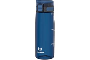 Super Sparrow Borraccia - TouchSip Sportiva Bottiglia - 500ml/750ml/1L - Tritan Senza BPA, a Prova di Perdite - Borracce con Cannuccia Ideale per Scuola e Sport