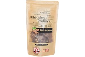 LES PRALINES À L'ANCIENNE Pralines à l’Ancienne, Pralines Noix de Pécan 130g, Friandise Artisanale, Véritables Chouchous Noix de Pécan, Confiserie Encas Apéritif, Fabriquées en France