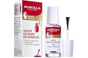 Mavala Aceite Secante de Uñas. Secado Instantáneo de Uñas. con Aceite de Algodón y Vitamina E. Anti-Oxidante - 10 ml