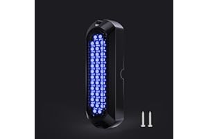 KOVNISE Marine LED Underwater 643 LM 40LED 90° 10-30V 316 Stainless Waterproof for for Stern Interior Navigation Deck Cruise Ship Yacht Boat Sailboat Pontoon Transom Deck Light (Blue)