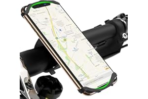 VUP Handyhalterung Fahrrad,Face ID/Touch ID kompatibel,360°drehbar Fahrrad Handy Halterung,universal Motorrad Handyhalterung für iPhone,Galaxy,Huawei,Handyhalter für Rennrad MTB Kinderwagen