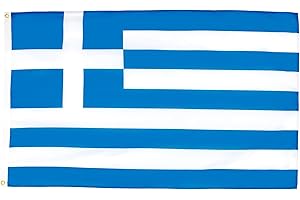 AZ FLAG Bandiera Grecia 150x90 cm - Bandiera Greca 90 x 150 cm