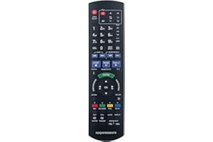 VINABTY N2QAYB000479 Replacement Remote Control fit for PANASONIC DVD Recorder DMR-XW385 DMR-XW390 DMR-XW380GL DMR-XW385GL DMR-XW390GL DMR-XW480GL DMR-XW480 DMRXW380GL DMRXW385GL DMRXW390GL DMRXW480GL
