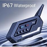 Bt62 Motosiklet Kask Kulaklığı Bluetooth Intercom 2 Intercom Bağlantılı