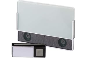 Heidemann Funkgong-Set HX Sound (Reichweite 200 m, 8 Melodien einstellbar, kompatibel mit HX-Geräten, stufenlose Lautstärkenregelung 70-97 dB) 70843