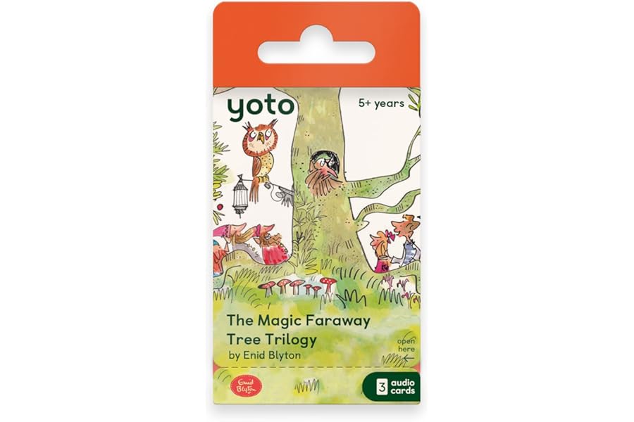 YOTO The Magic Faraway Tree Trilogy by Enid Blyton – 3 Kids Audio Cards for Use with Player & Mini All-in-1 Audio Device, Screen-Free Listening with Fun Playtime, Bedtime, Travel Stories, Ages 5+