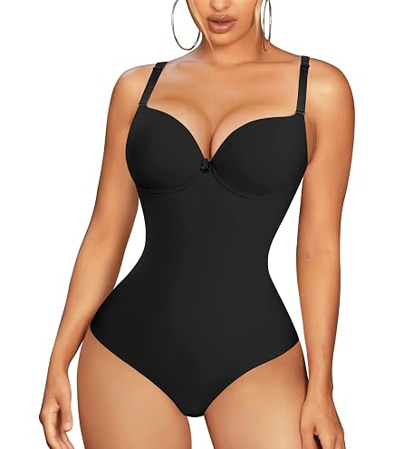 Body Gainant ZHYX Pour Femme - Gaine Ventre Plat Et Remonte-culotte, Taille Large Noir