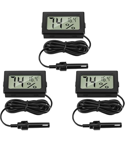 Termoigrometro Digitale Per Interni - Misuratore Umidità E Temperatura Con Orologio E Data - Foto 11