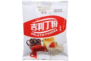 ATATMOUNT 50g Agar Agar Powder Gelatina Vegetariana Vegana Halal Gelatina en Polvo sin Sabor Mousse Cake Jelly Postre Mix
