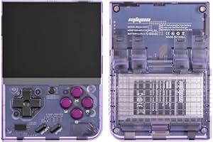 WUGU Miyoo Mini Handheld Game Console Built-in 5000 Games, 3.5-Inch 32G Mini Plus Portable Gaming Console Support Wi-Fi Battle, Open-Source Emulators, Retro Arcade for Kid Adult-Purple