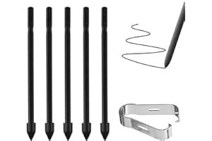 MEUKCEZ 5 PCS Puntas de S Pen, Stylus Pen Puntas de Recambio, Compatibles con Samsung Galaxy Tab S6/S6lite/S7/S7+/S7FE/S8/S8+/S8Ultra/S21Ultra/S22Ultra/S23Ultra/Note10/Note10+/Note20/Note20Ultra, ABS (Negro)