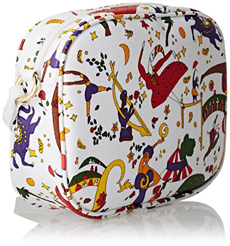 piero guidi Women's Sling Cross-Body Bag white Bianco (Neve)