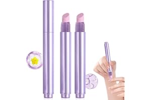 MAGGIDEA Upgrade 3-in-1 Nail Care Pen, 2PCS Cuticle Oil Pens for Nails, Cuticle Pusher Nail Oil Pen with Ceramic Tip for Hangnails, Dry & Damaged Nails, Moisturize Strengthen Brighten Nails Care