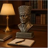 Decostonebiga ATAT&Uuml;RK KALPAKLI B&Uuml;ST Bakır 21 x 11