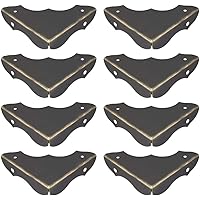 sourcing map Schreibtisch Eckenschutz Tischkantenschutz Abdeckung Metall 40 x 40 x 9 mm - 8 Stück