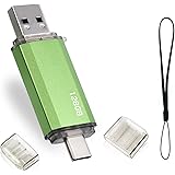 Chiavetta USB Tipo C 128GB, 2 en 1 Pendrive USB 2.0 128 GB Mini USB C Flash Drive Penna USB 128 GB per PC/Tablet/Laptop/Smart