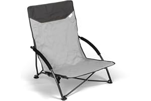 Kampa Sandy Low Foldable Camping & Beach Chair - Lightweight Garden Furniture with Carry Bag