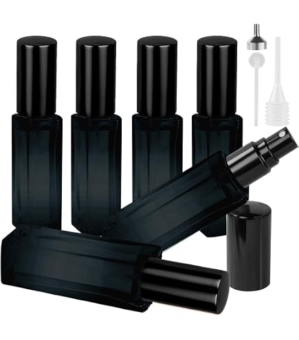 5x Parfüm-Zerstäuber Aus Glas & Aluminium – 30ml Leere Flakons Zum Selbstbefüllen