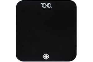 Reliance Medical Bilancia Digitale Pesapersone, Professionale con Display LED, Dimensioni 26cm x 26cm x 2,3cm, Confezione da 1
