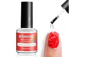 JODSONE Removedor de Esmalte Semipermanente Quitaesmalte Gel 15ml - Pule, Aplica y Elimina en 3-5 Minutos Sin Remojo ni Envoltura, Rápido y Fácil