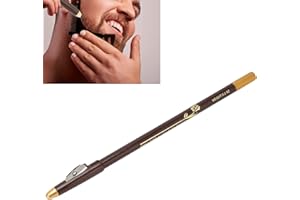 FYBIDA Barber Pencil Beard Tracer Pencil Professional Beard Pencil Filler Household Beard Pencil Liner Shaping Styling Tool for Men(dark brown)