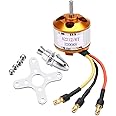 REES52® 2200KV Brushless Motor - BLDC Motor A2212 Brushless Motor 2200KV Brushless DC Motor for Quadcopter Hex Rotor Multi-Copter and RC Aircraft